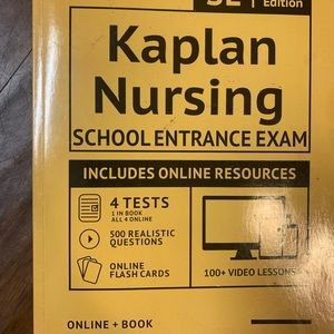 Kaplan Nurse Entry Exam Practice book